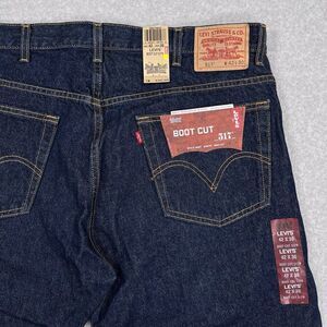 NEW Y2K Levis 517 Boot Cut Jeans Mens 42 x 30 (41x31) Dark Wash Deadstock Cowboy